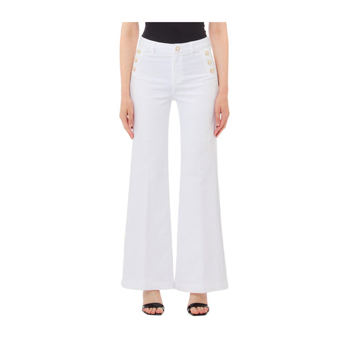 Liu Jo Pantaloni Pantalone Donna ampio con bottoni 26 - Francavilla Moda